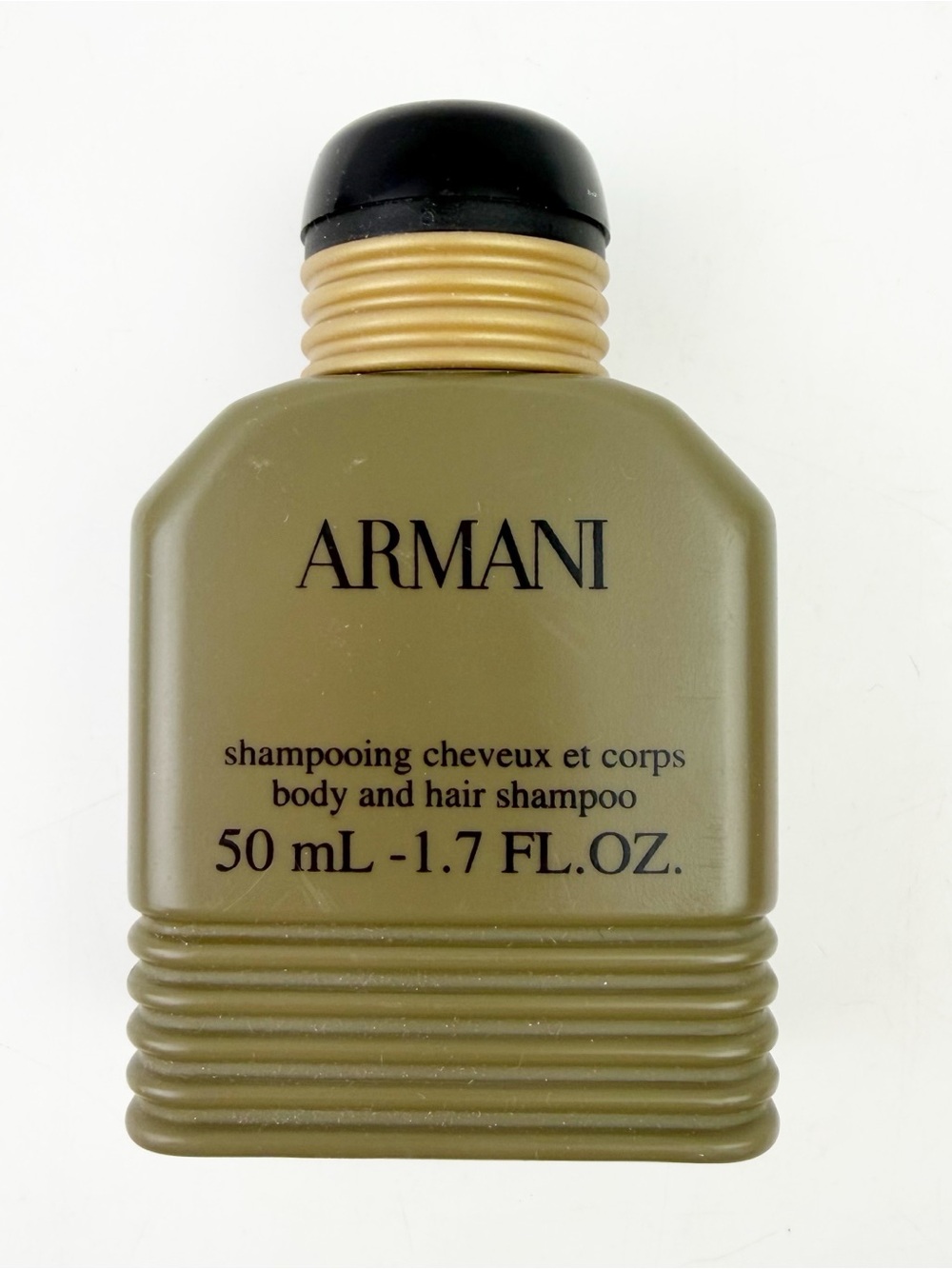 Vintage Giorgio Armani Eau Pour Homme Body & Hair Shampoo 1.7 oz Rare Travel New
